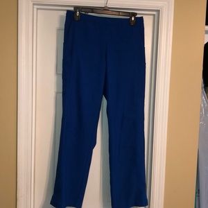 Royal blue scrub pants